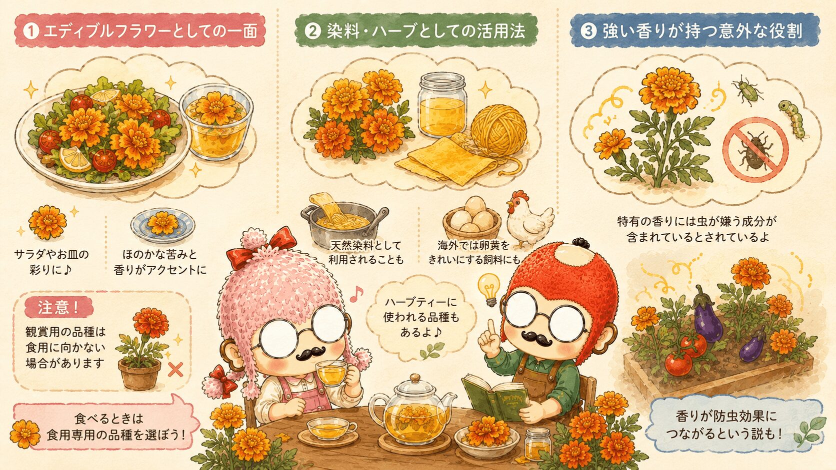 マリーゴールドの雑学