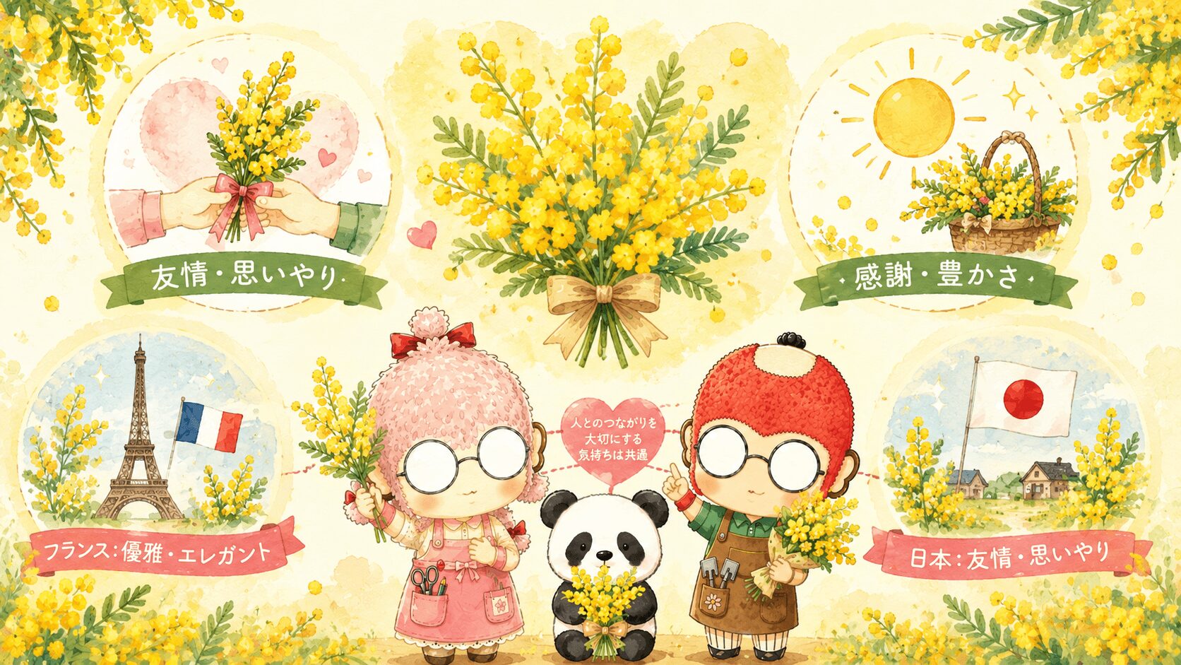 ミモザの花言葉一覧
