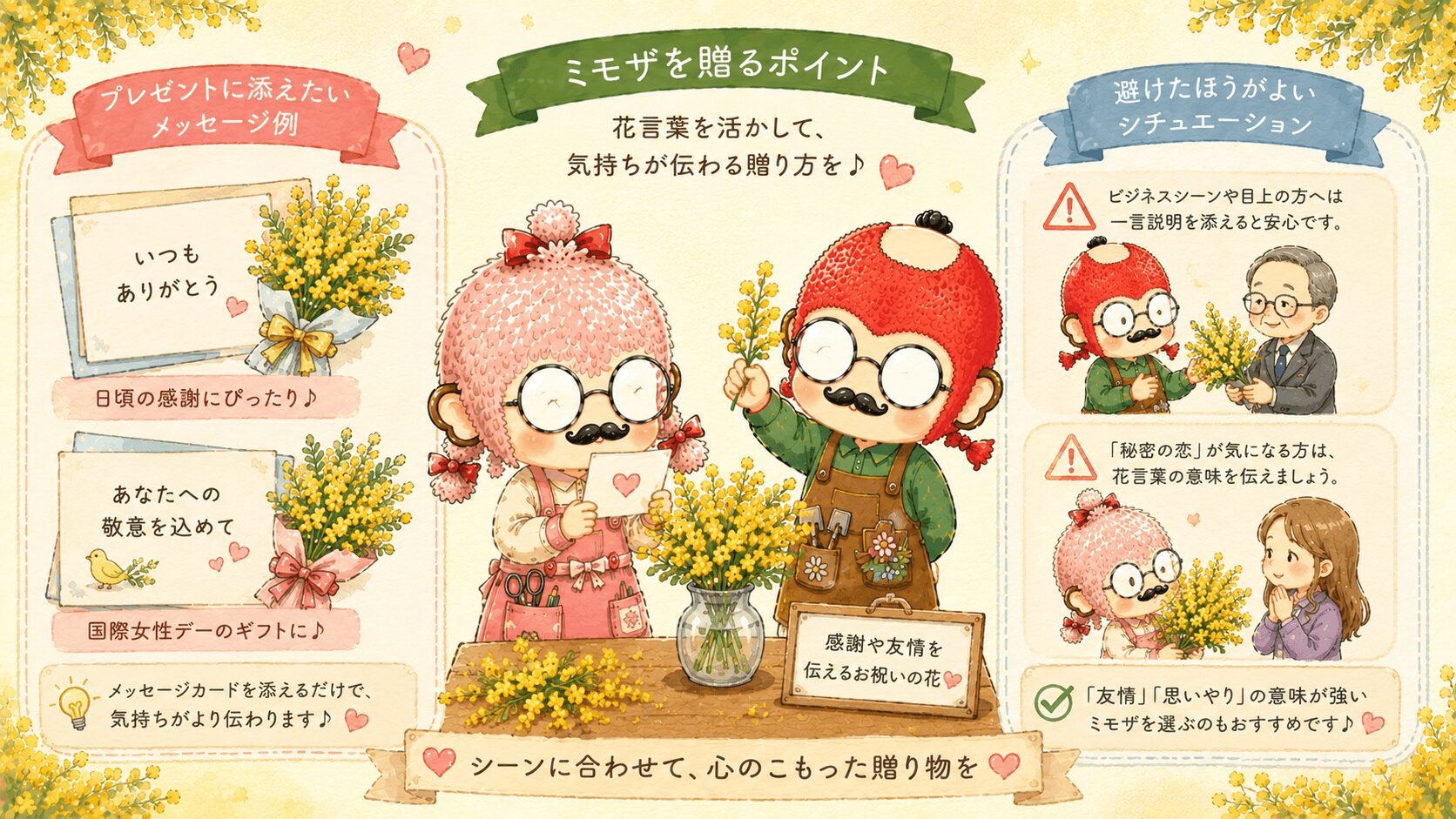 ミモザの贈り方