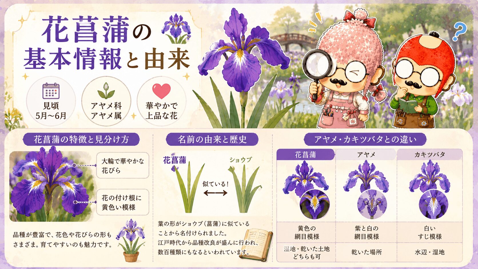花菖蒲の基本情報