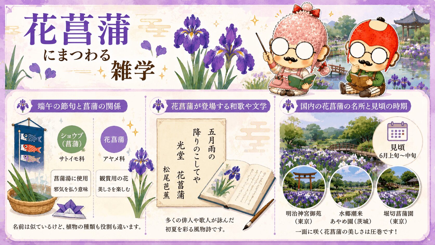花菖蒲の雑学