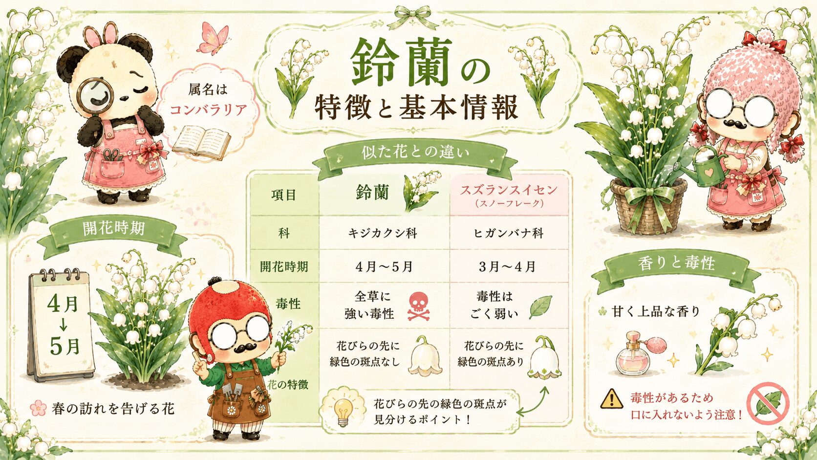 鈴蘭の特徴と基本情報