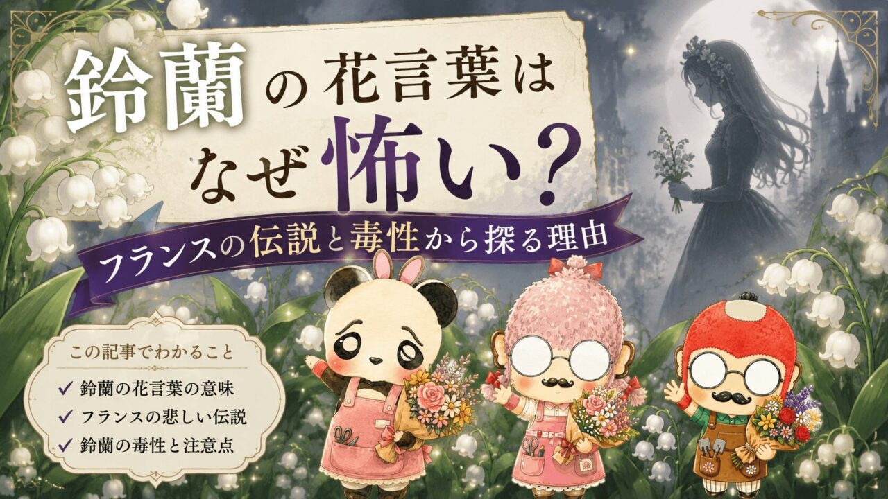 鈴蘭の花言葉はなぜ怖い?フランスの伝説と毒性から探る理由