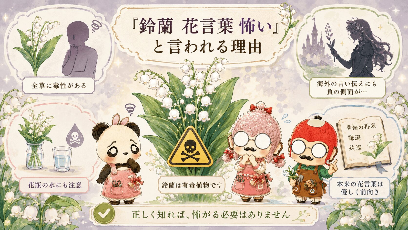 鈴蘭の花言葉は怖いのか