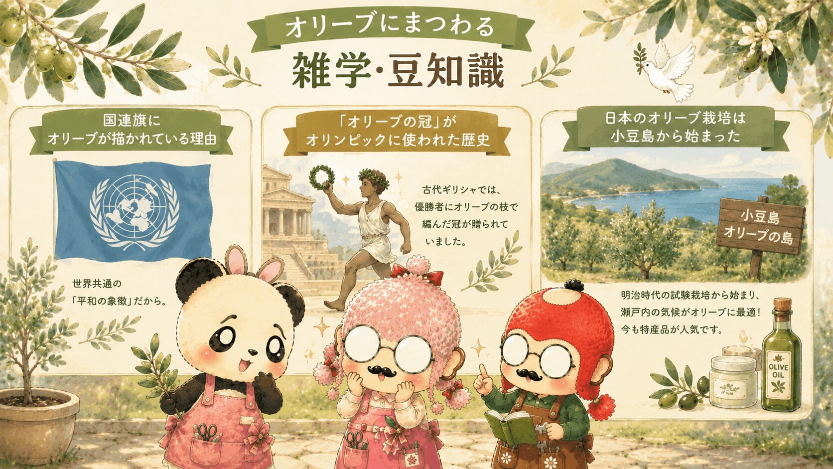 オリーブにまつわる雑学や豆知識