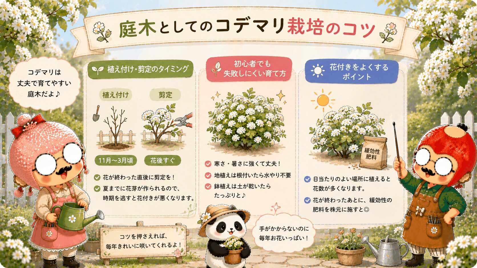 コデマリを栽培するコツ