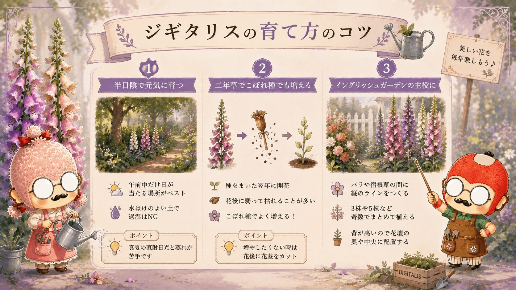 ジギタリスの育て方