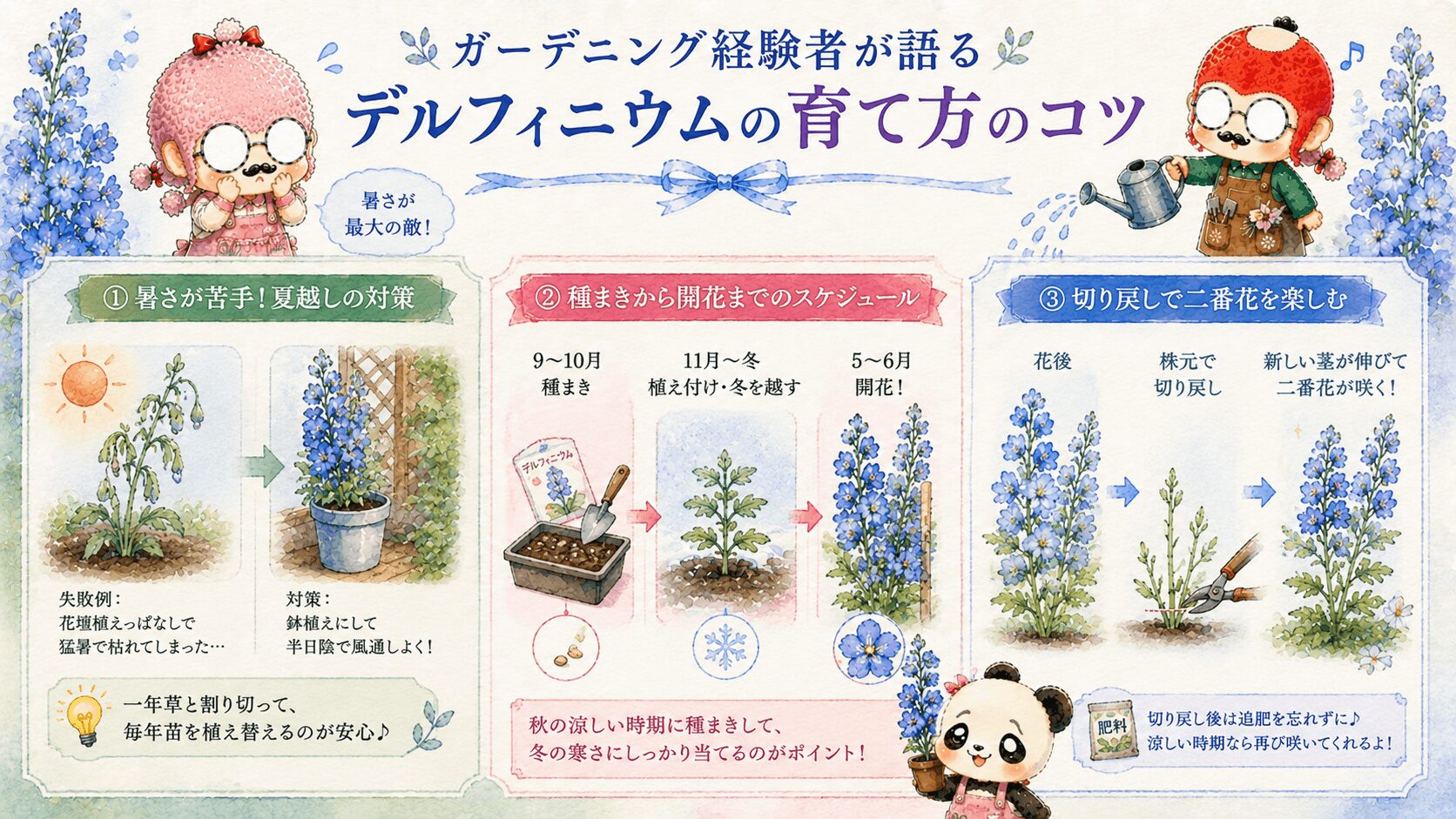 デルフィニウムの育て方