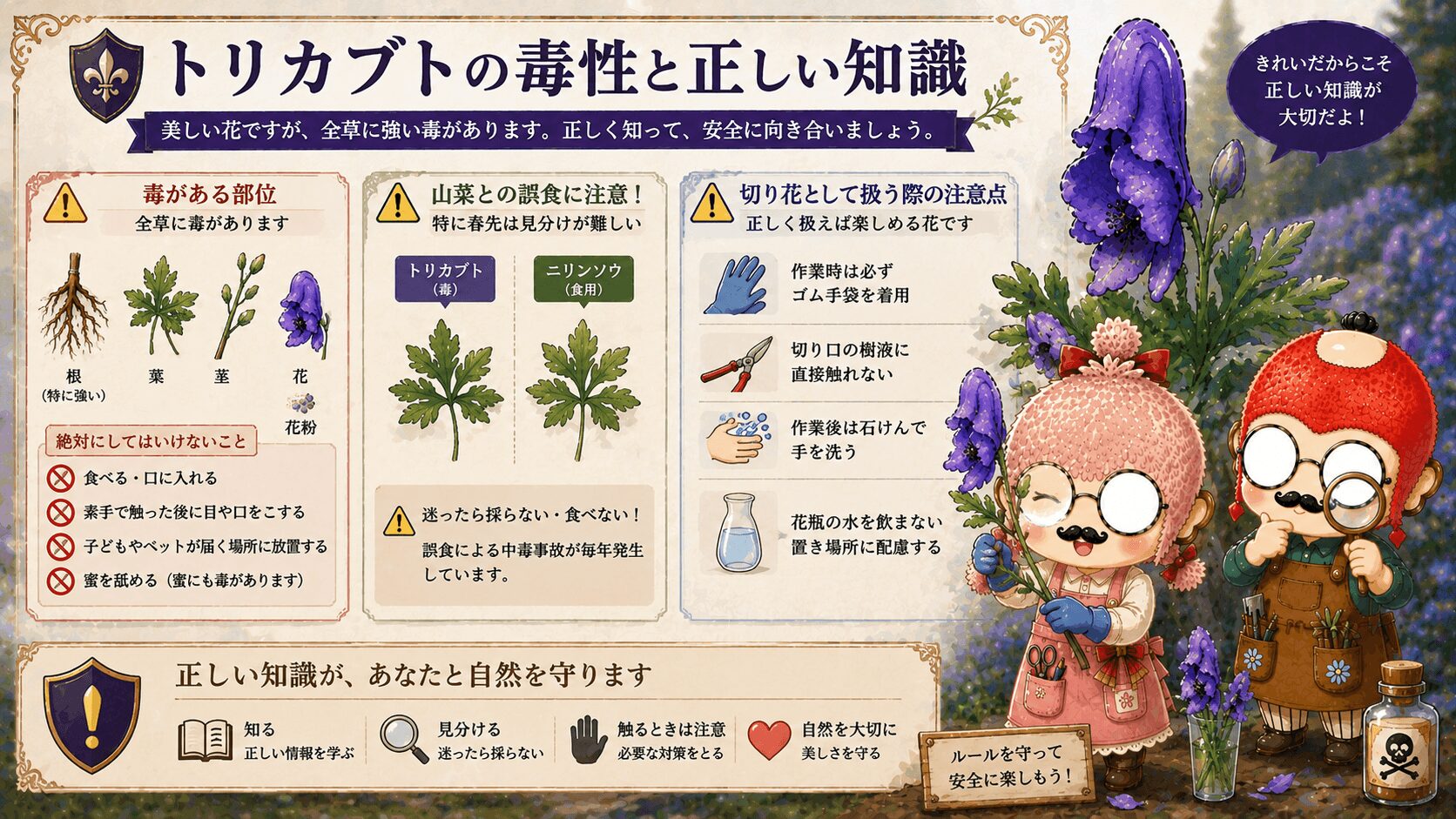 トリカブトの毒性