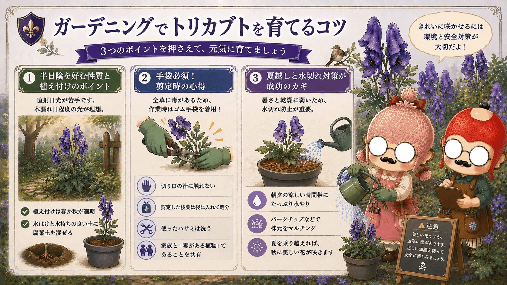 トリカブトの育て方