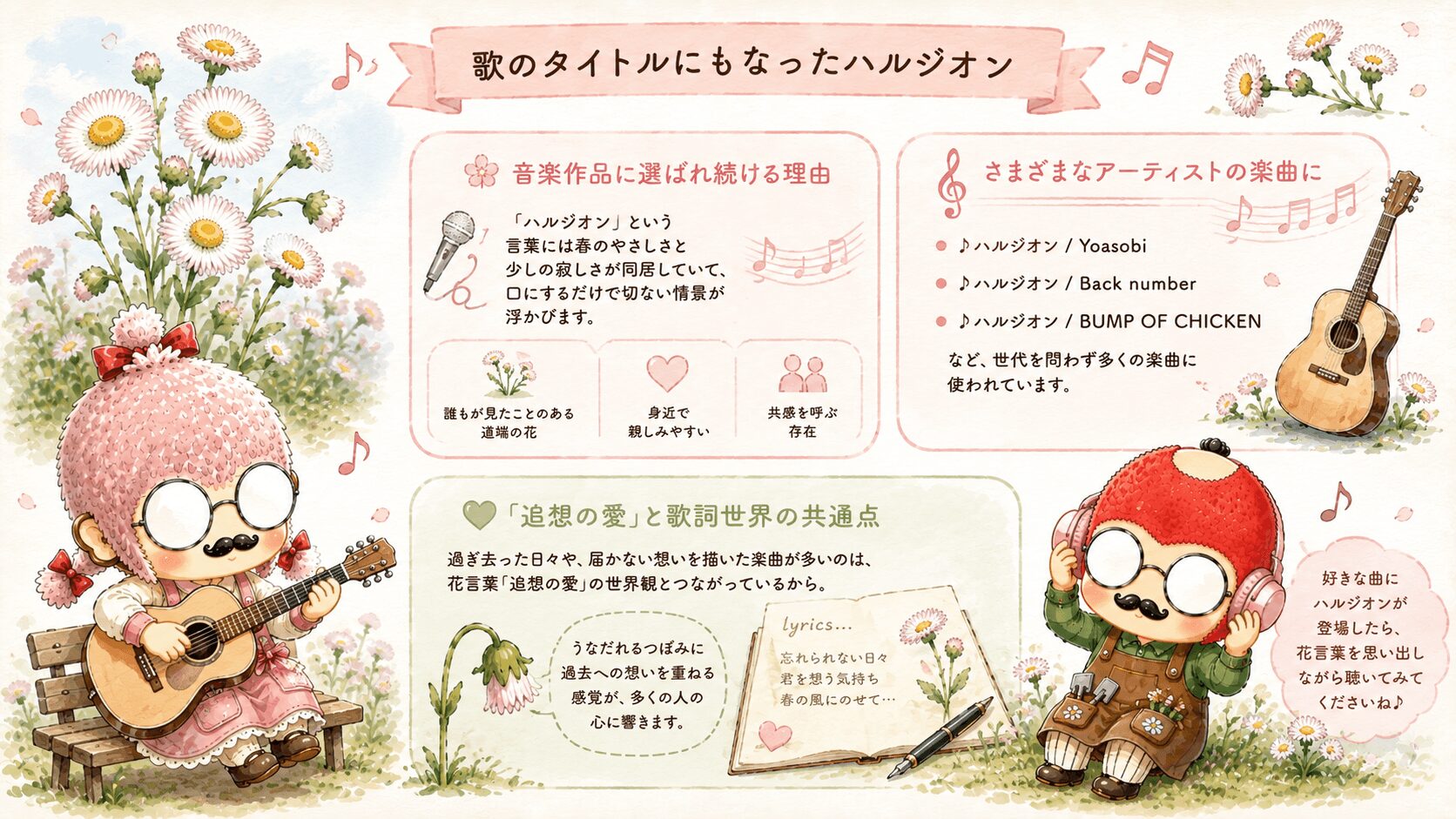 ハルジオンと音楽