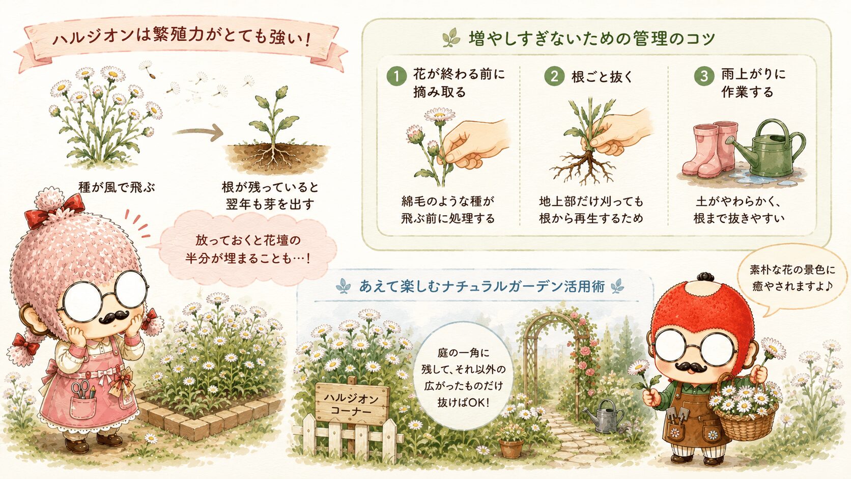 ハルジオンのガーデニングガイド