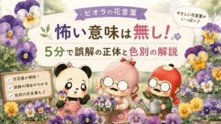 ビオラの花言葉に怖い意味は無し！５分で誤解の正体と色別の解説