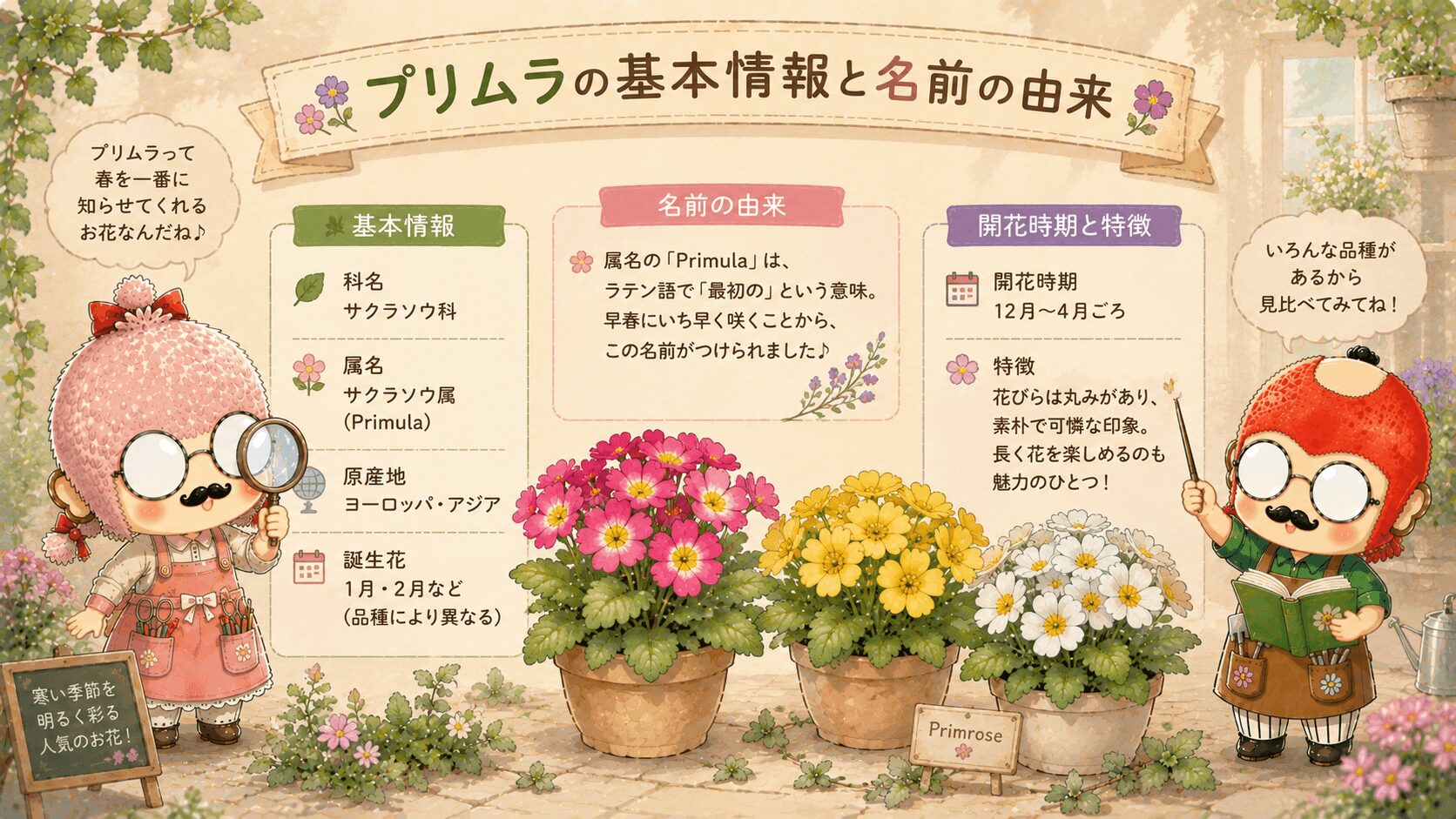 プリムラの基本情報