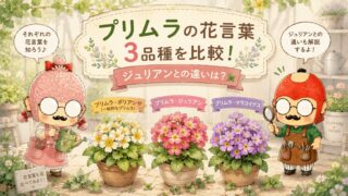 プリムラの花言葉3品種を比較!ジュリアンとの違いは?