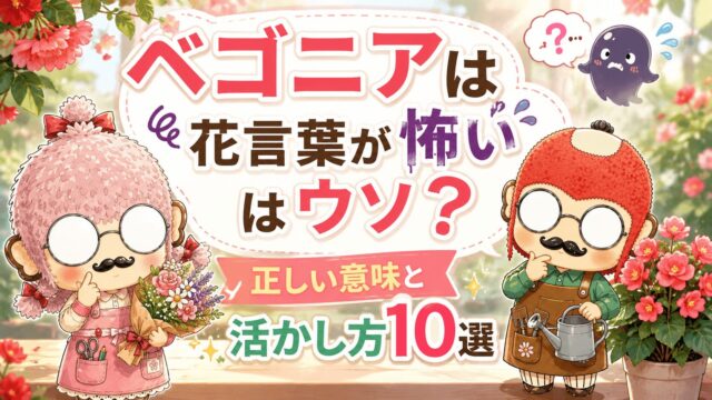 ベゴニアは花言葉が怖いはウソ？正しい意味と活かし方10選