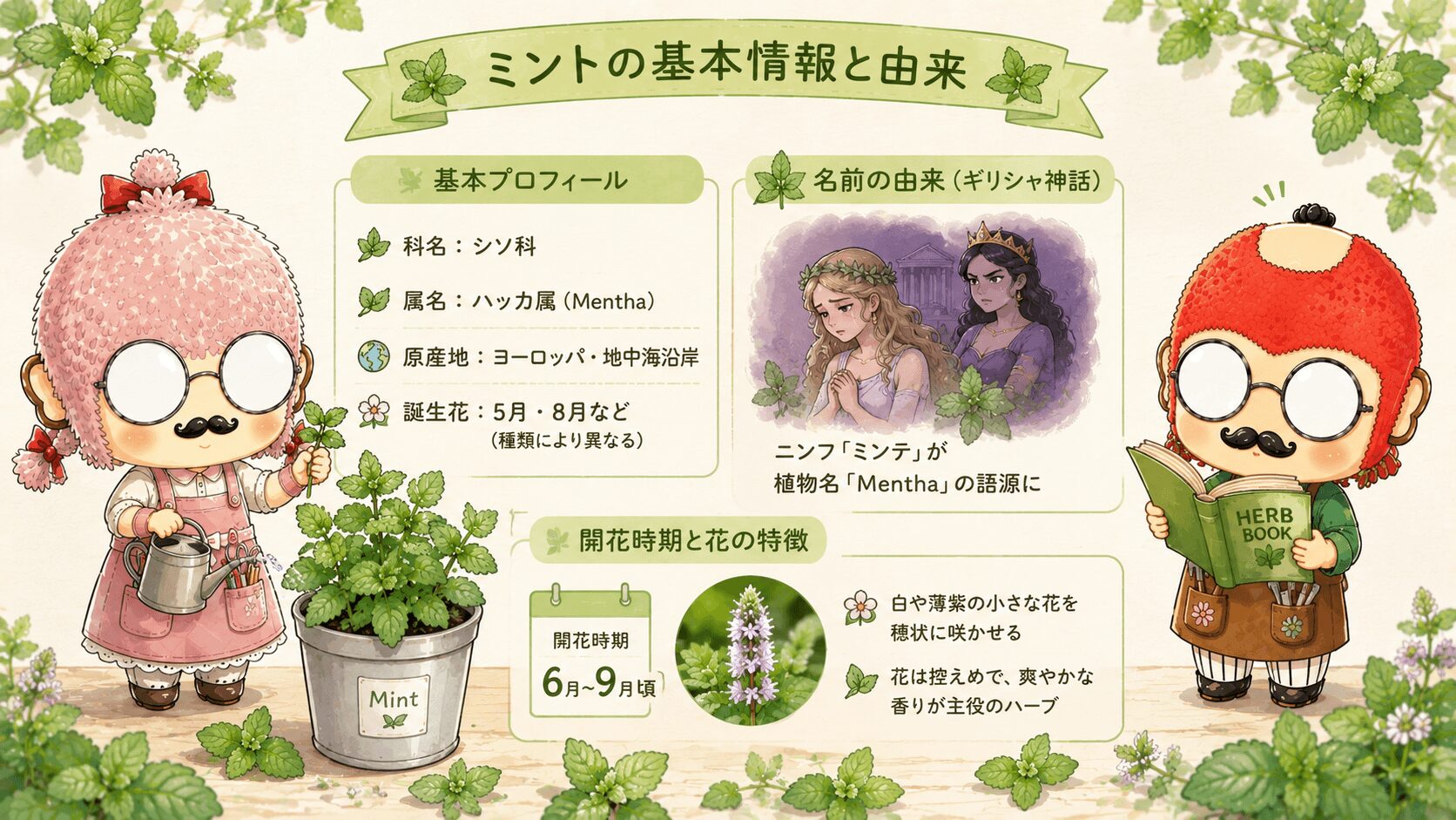 ミントの基本情報と由来