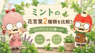 ミントの花言葉2種類を比較!スペアミントとの違いは?