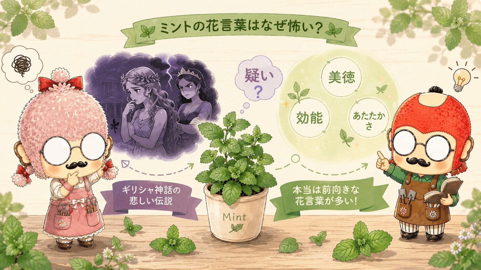 ミントの花言葉は怖いのか