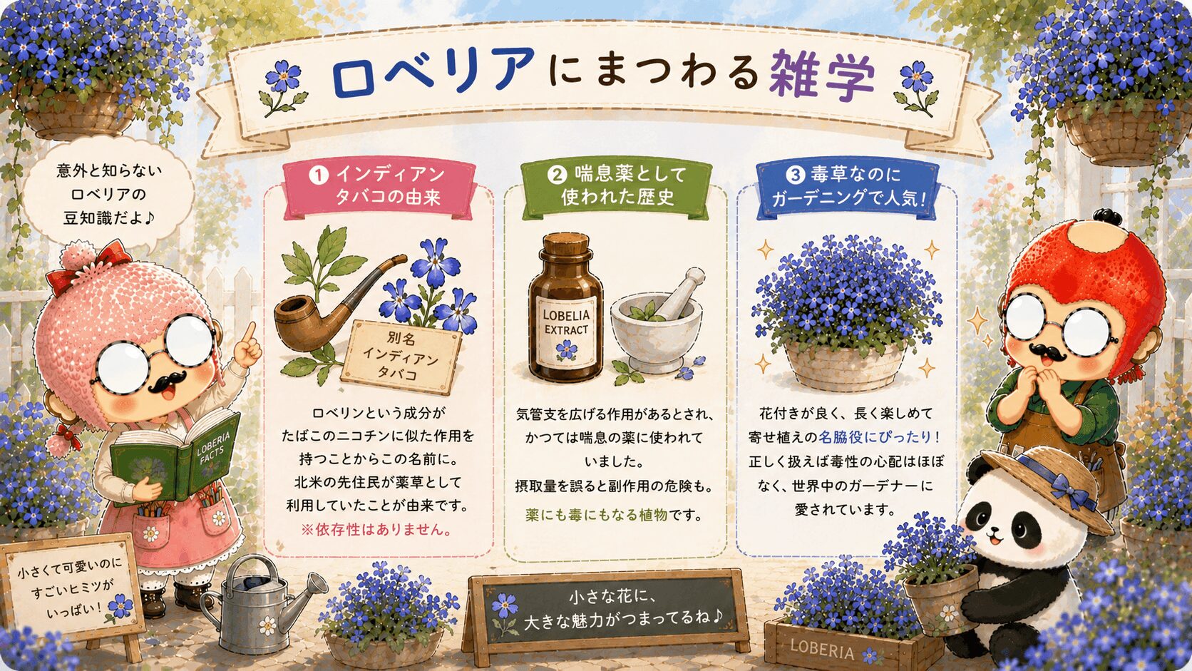 ロベリアの雑学