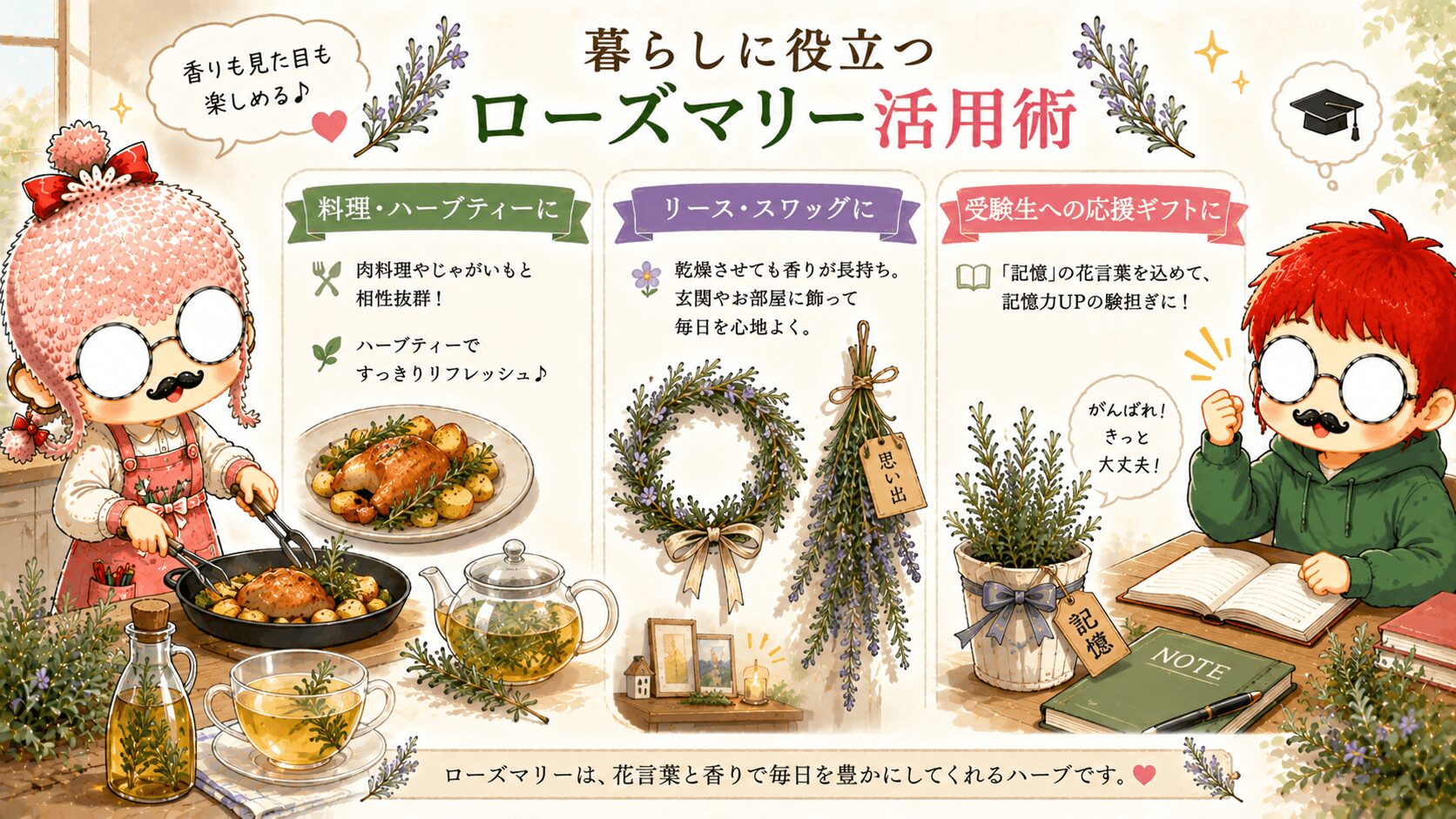 ローズマリー活用術