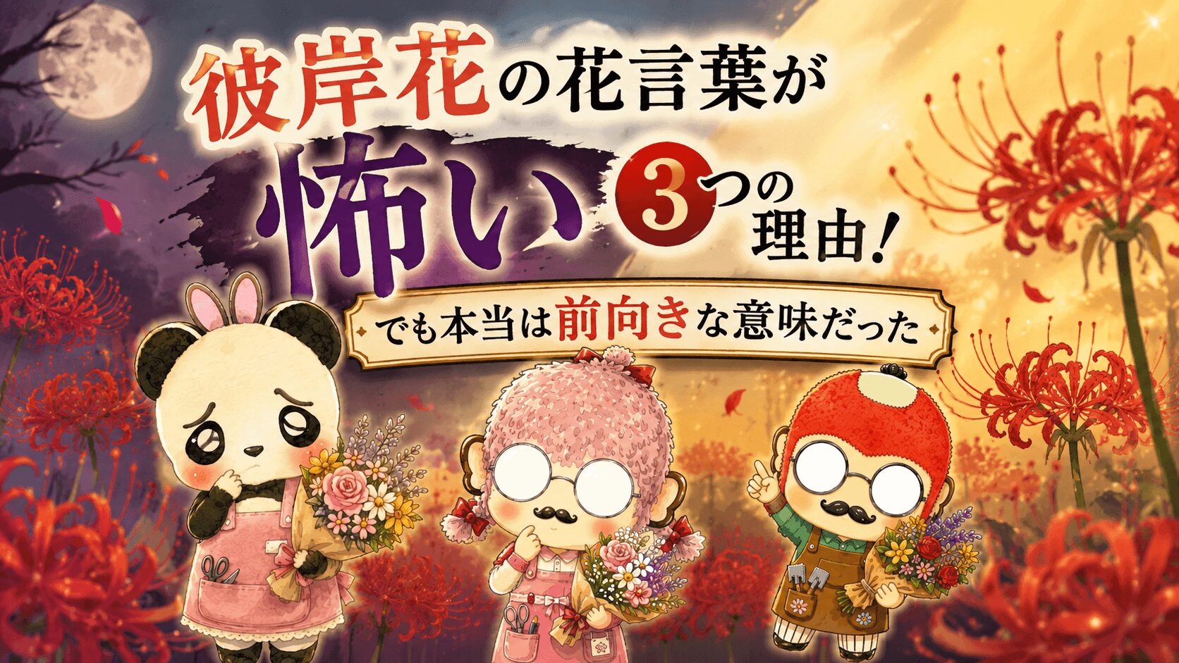 彼岸花の花言葉が怖い3つの理由！でも本当は前向きな意味だった