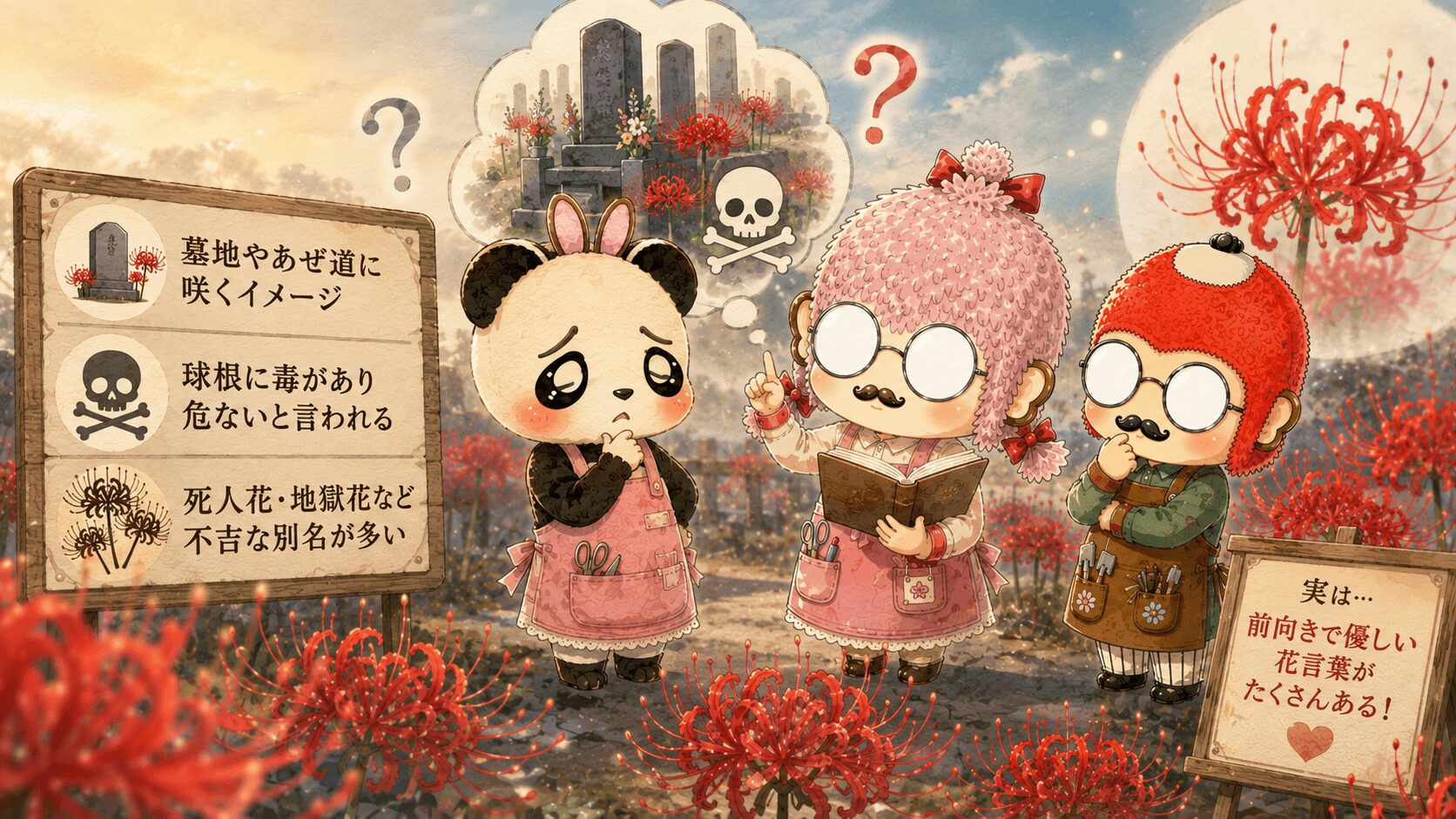 彼岸花の花言葉は怖い？