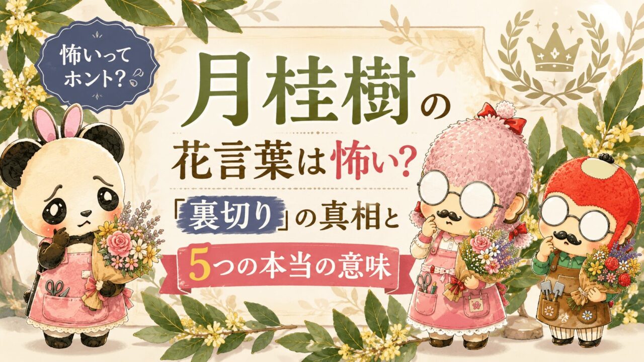 月桂樹の花言葉は怖い?「裏切り」の真相と5つの本当の意味