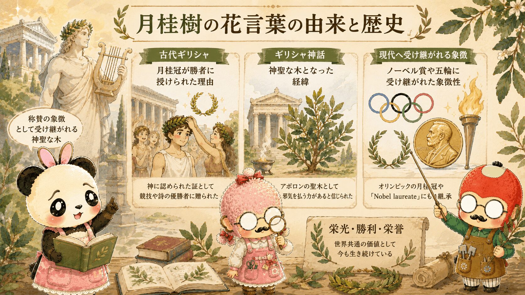 月桂樹の花言葉の由来と歴史