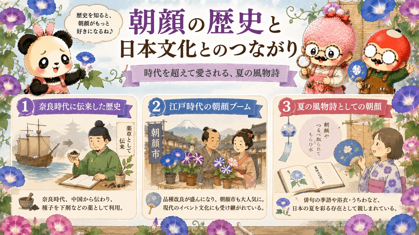 朝顔の歴史