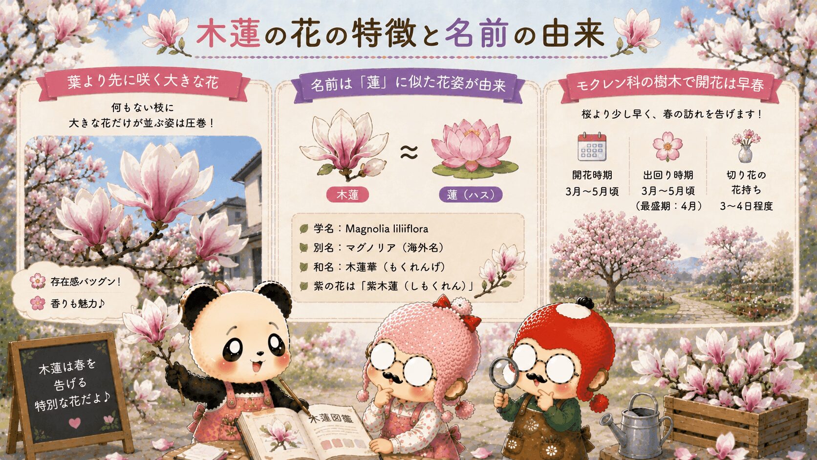木蓮の花の特徴