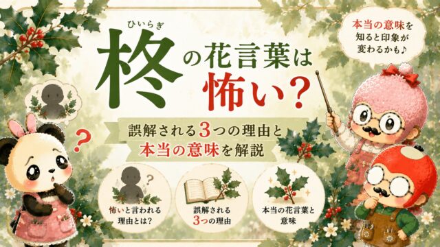 柊の花言葉は怖い?誤解される3つの理由と本当の意味を解説