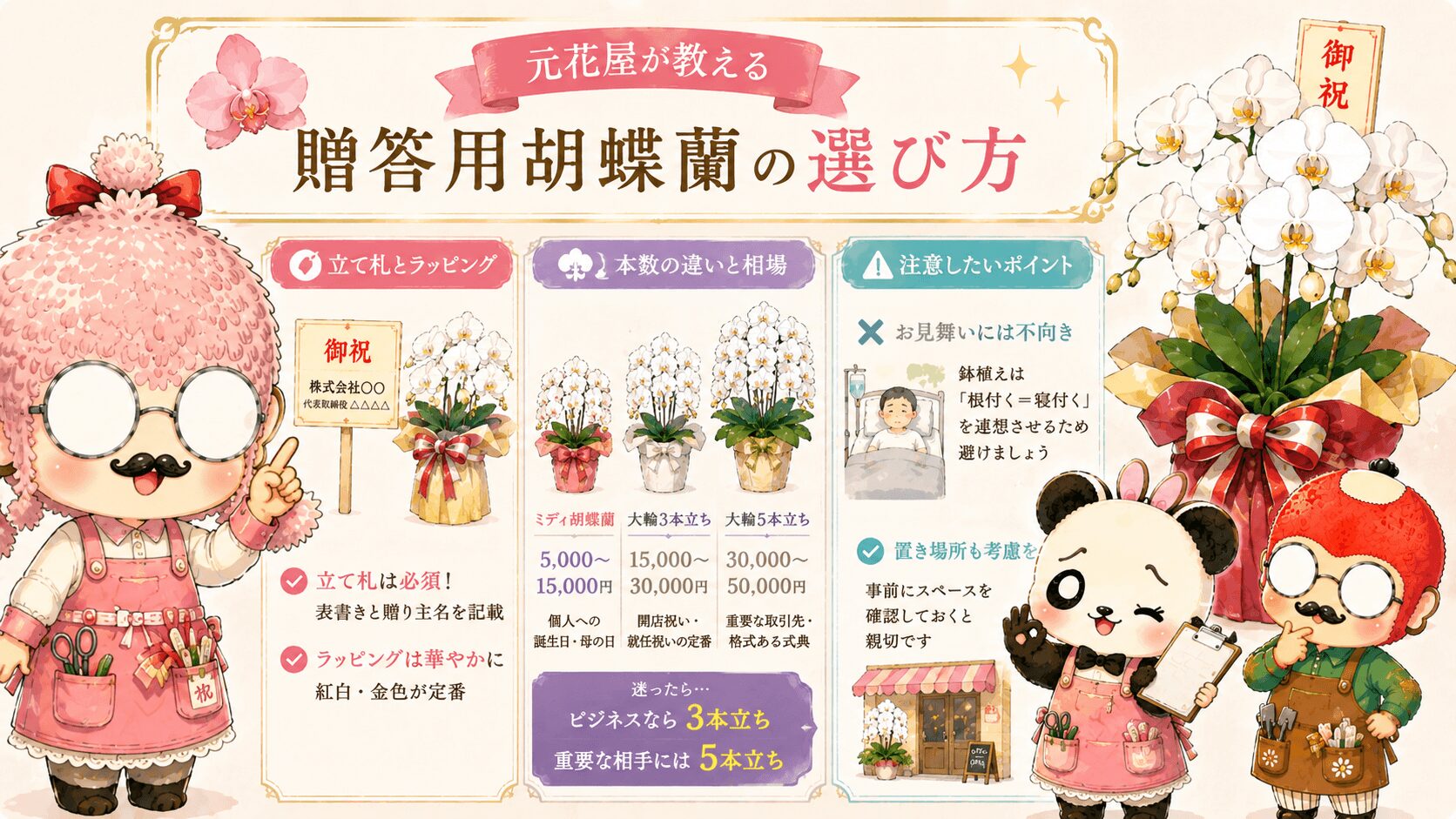 胡蝶蘭の選び方