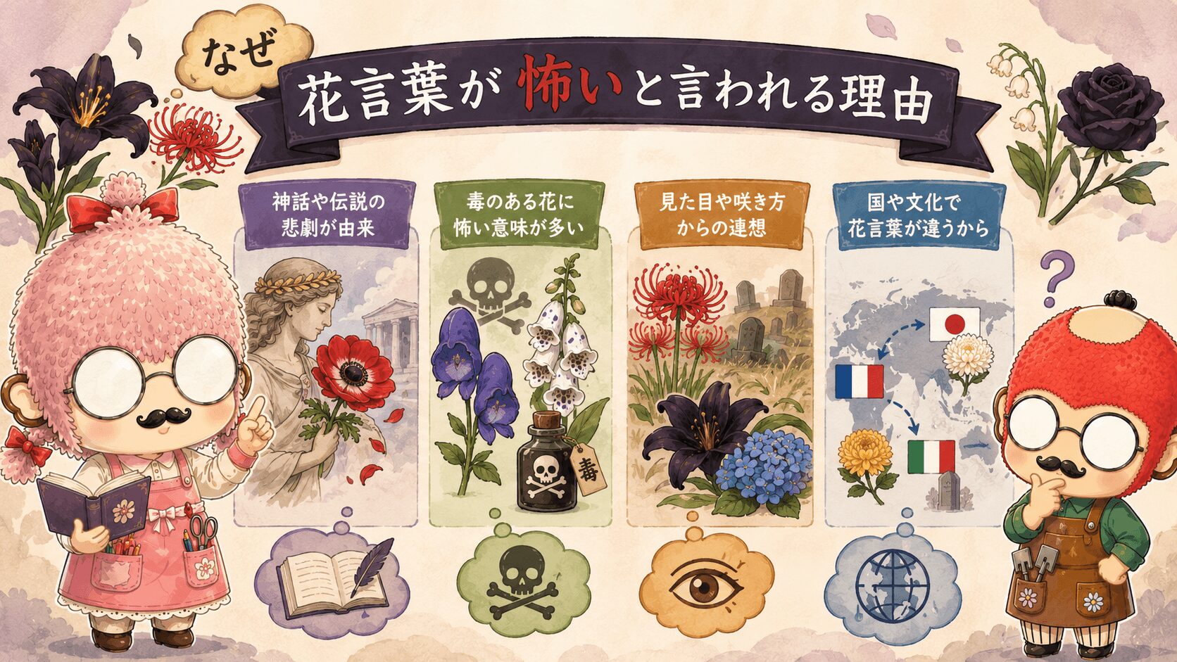 花言葉が怖いと言われる理由