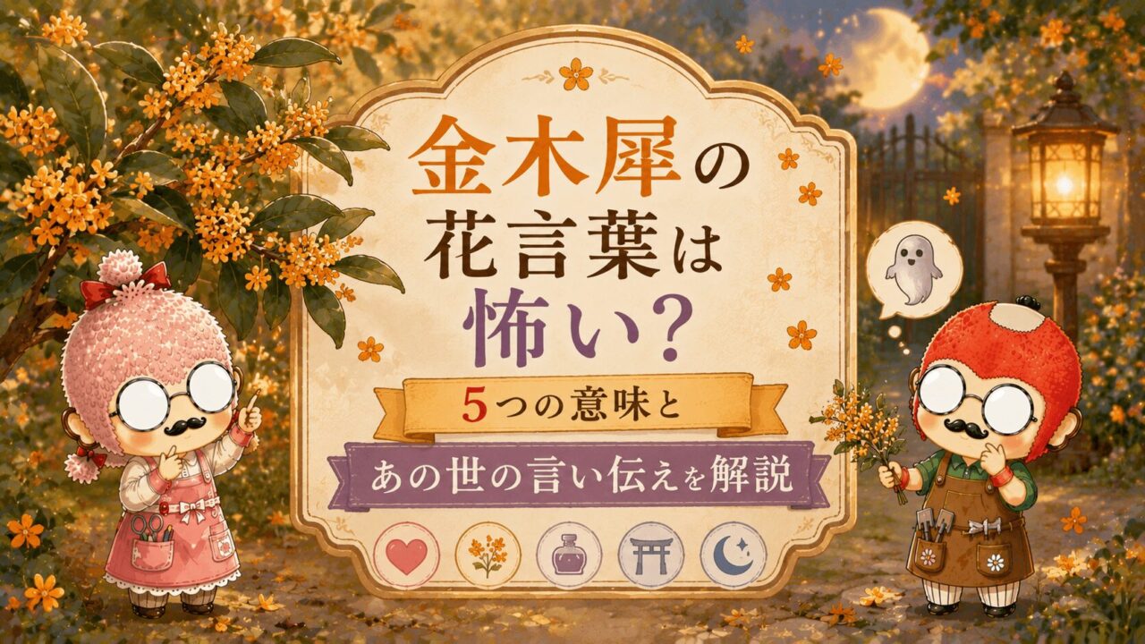 金木犀の花言葉は怖い?5つの意味とあの世の言い伝えを解説