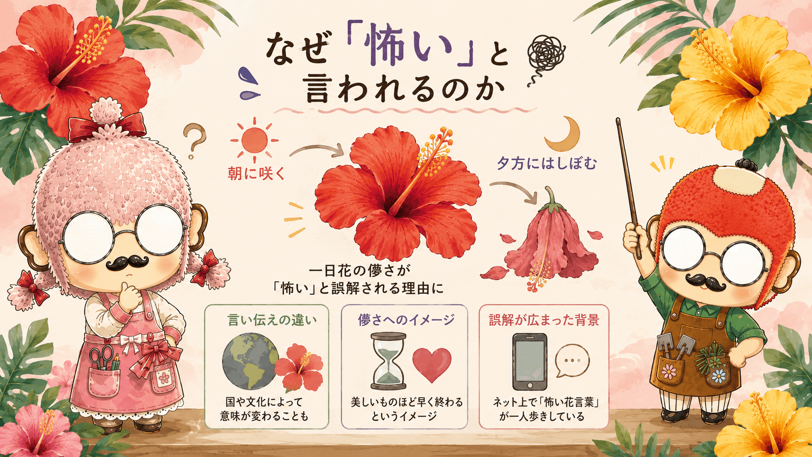 なぜハイビスカスの花言葉は怖いのか