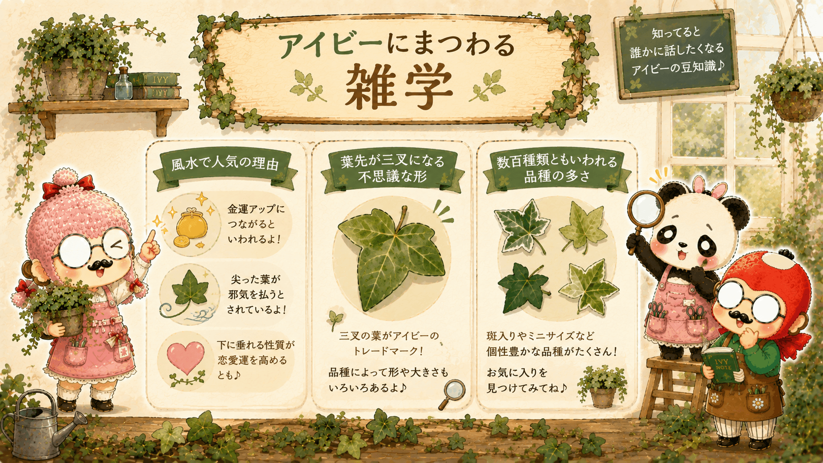 アイビーにまつわる雑学