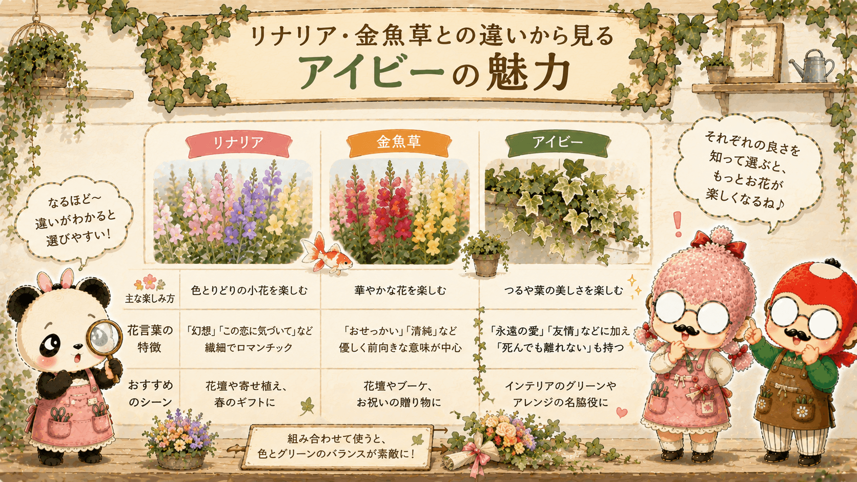 アイビーの魅力