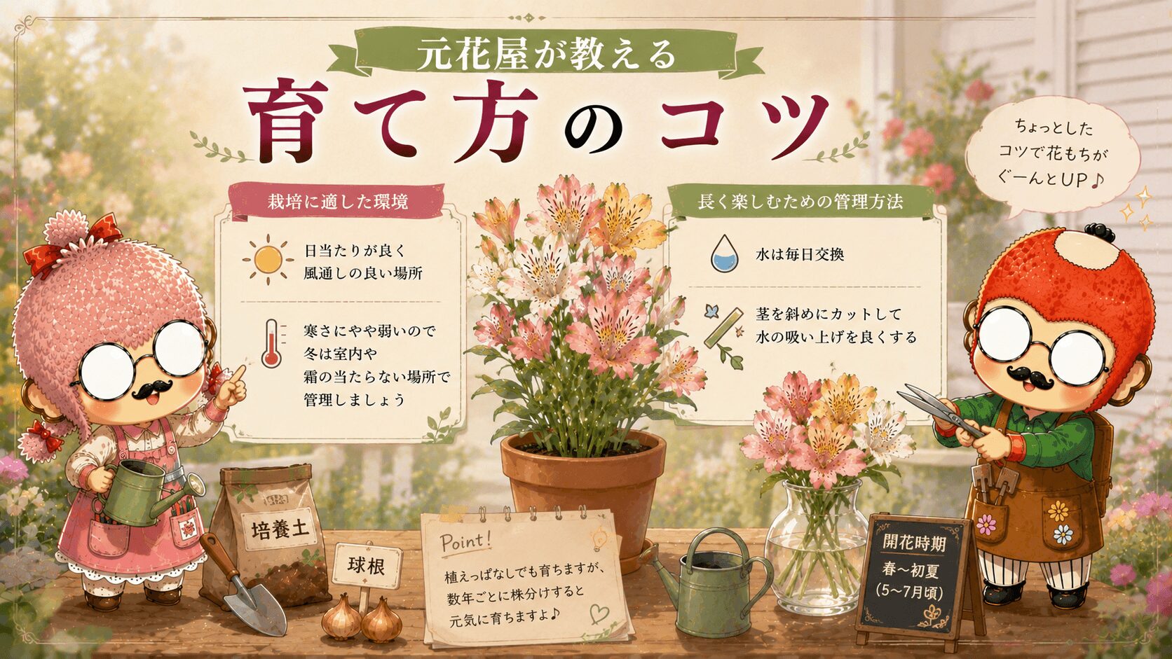 アルストロメリアの育て方