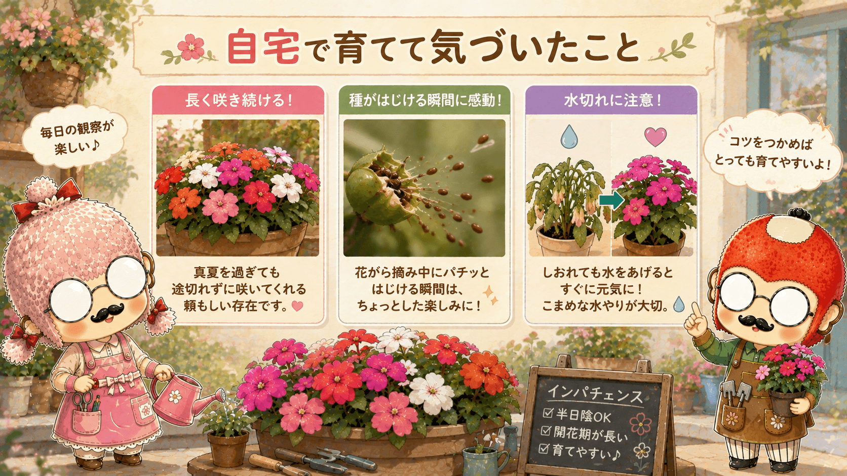 インパチェンスの育て方
