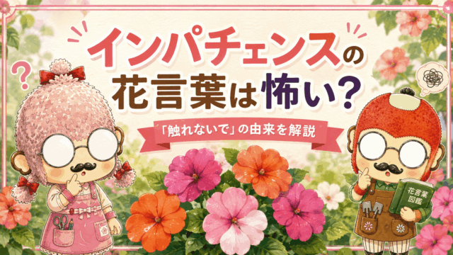 インパチェンスの花言葉は怖い?「触れないで」の由来を解説