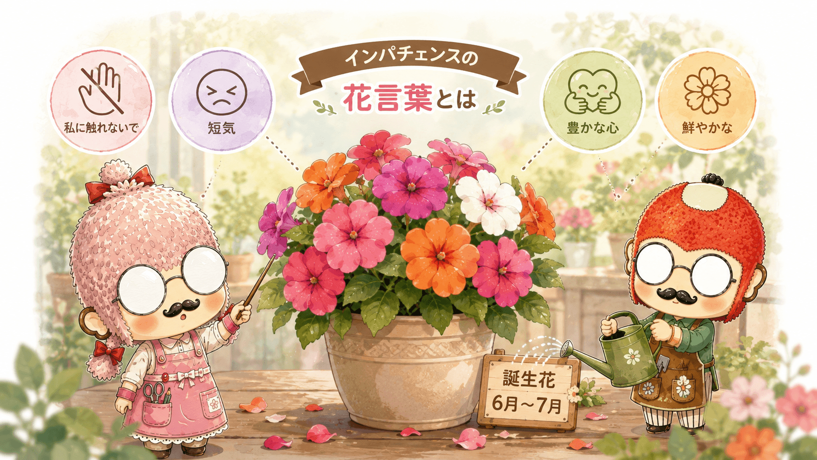 インパチェンスの花言葉とは
