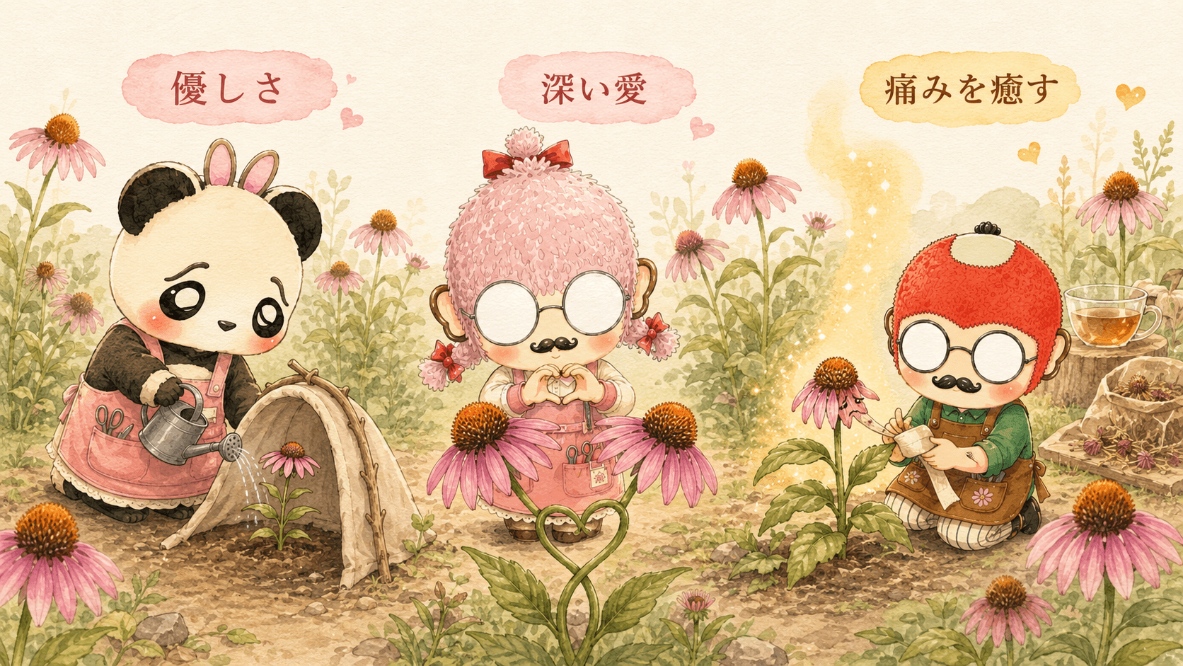エキナセアの花言葉一覧