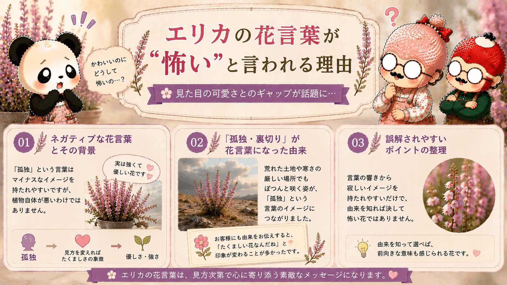 エリカの花言葉が怖いと言われる理由