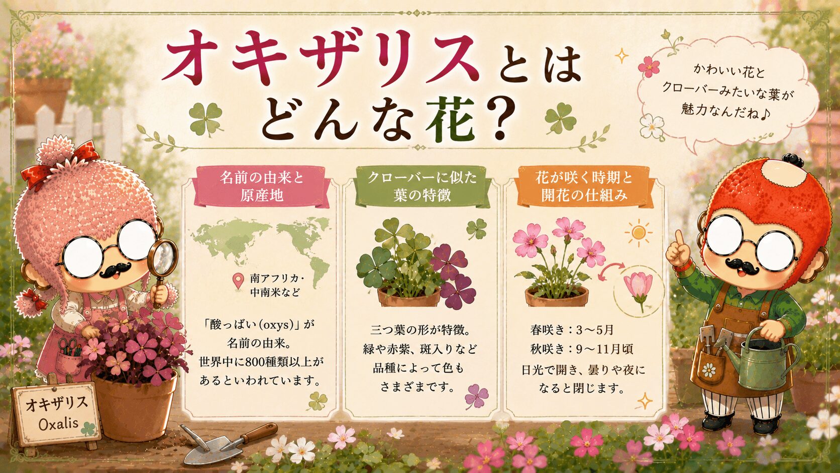 オキザリスとはどんな花