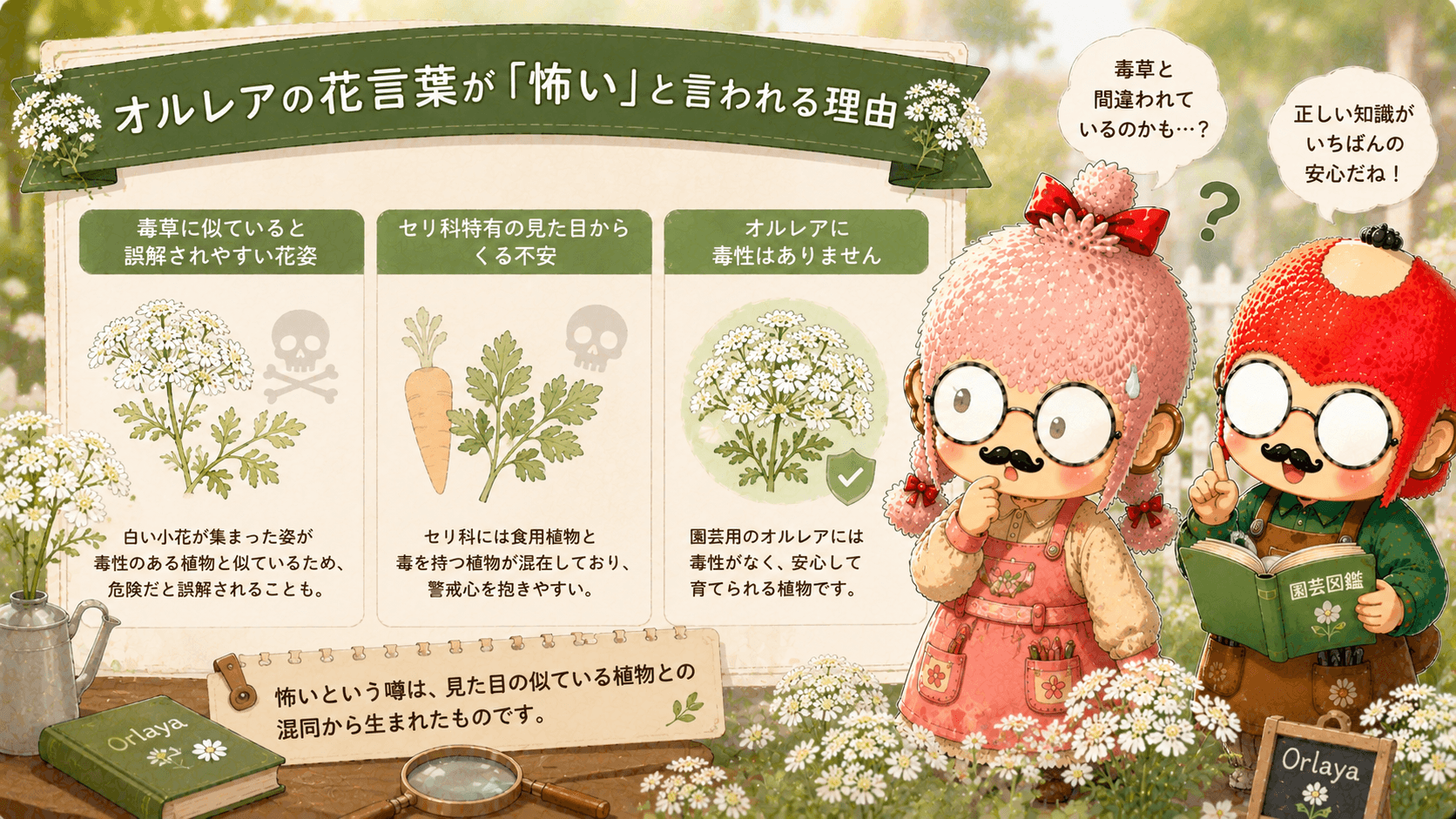 オルレアの花言葉が怖いと言われる理由