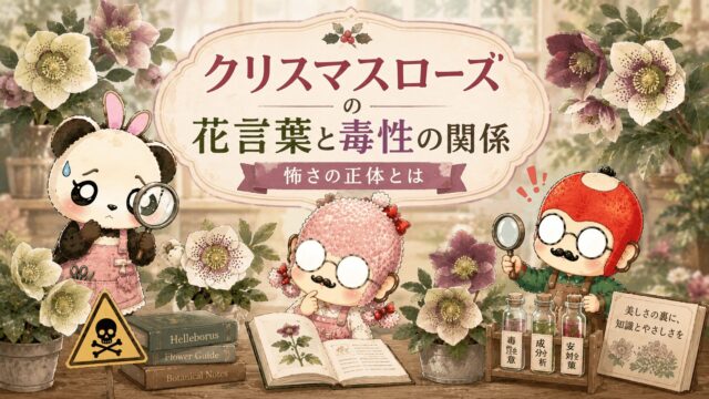クリスマスローズの花言葉と毒性の関係｜怖さの正体とは