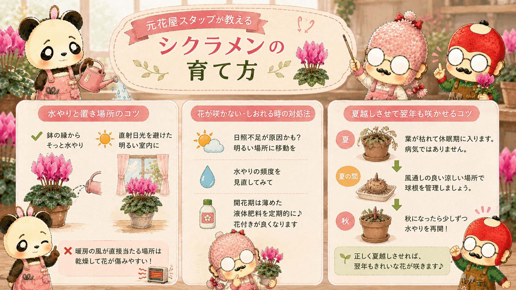 シクラメンの育て方