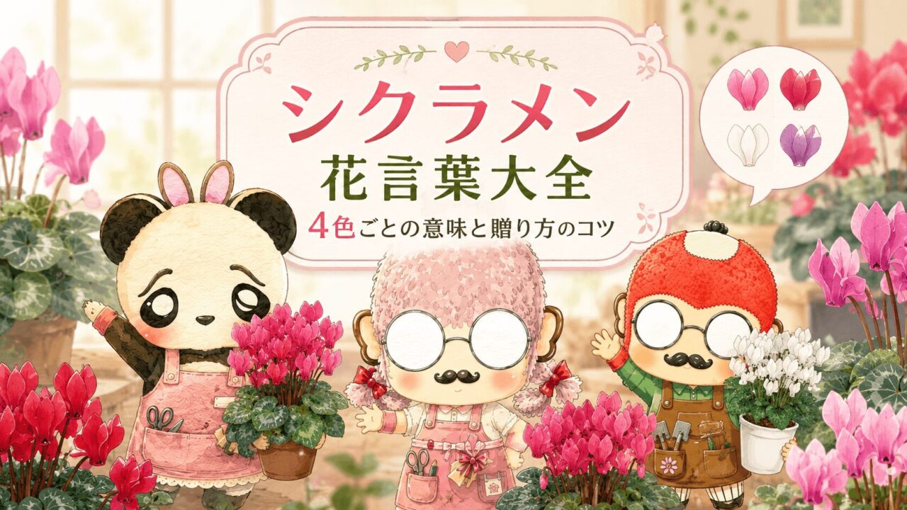 シクラメン花言葉大全|4色ごとの意味と贈り方のコツ