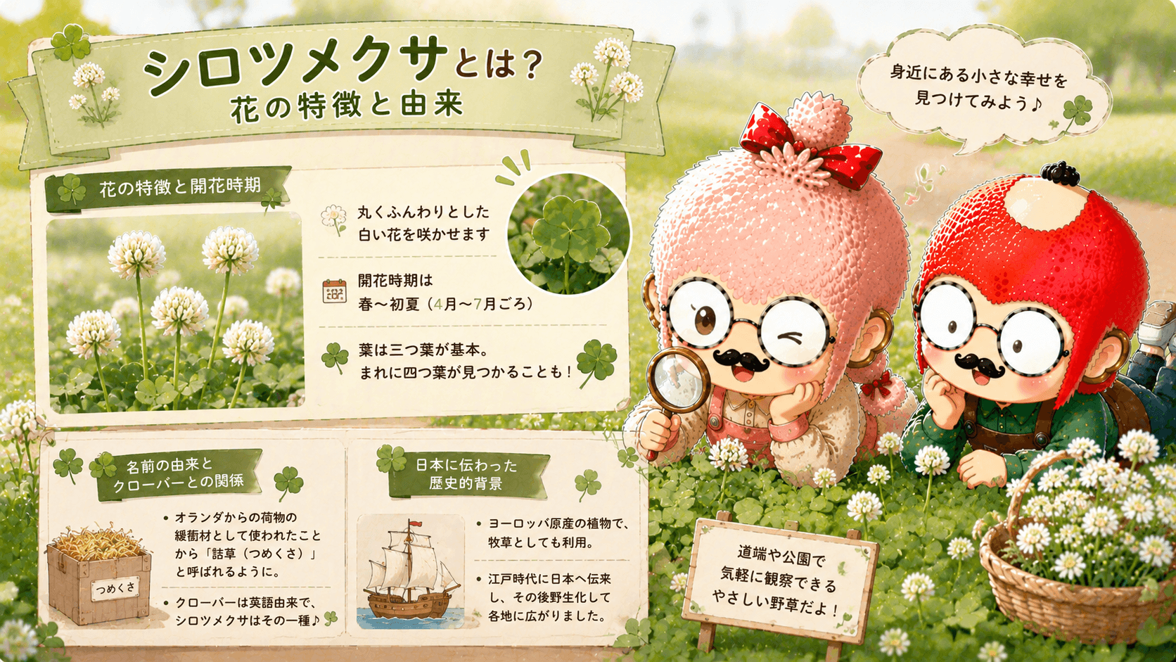 シロツメクサの基本情報